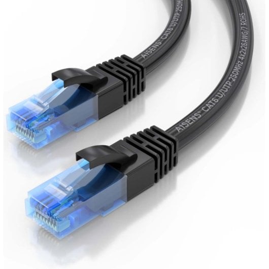 Aisens A135-0839 Cable de Red RJ45 Cat.6 UTP AWG26 CCA 25cm Negro