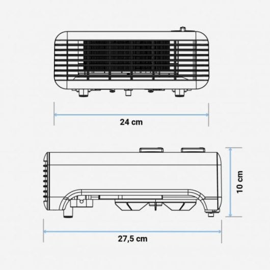 Universal Blue Wakama 4020W Aquecedor Horizontal 2000w Branco