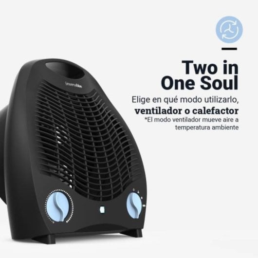 Universal Blue Copacabana 2020 Calefactor Vertical 2000w Negro