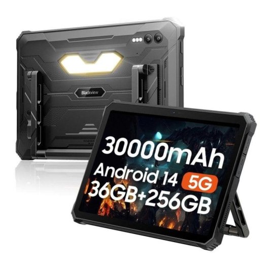 Tablet Blackview Active 10 Pro 11" WiFi + 5G 12GB Preto 256GB NFC ultra-resistente