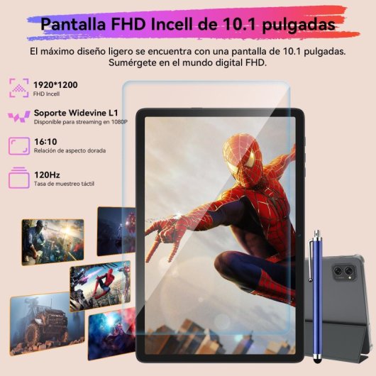 BESTTAB A20 10" 8GB/256GB Tablet Android 14 Gris + Teclado Bluetooth