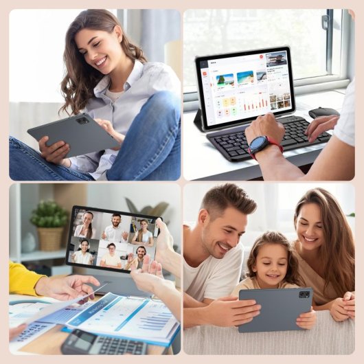 BESTTAB A20 10" 8GB/256GB Tablet Android 14 Gris + Teclado Bluetooth
