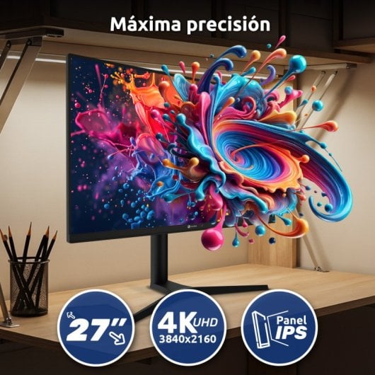 Monitor Alurin CoreVision 27" IPS 4K 60Hz Freesync Altura regulable