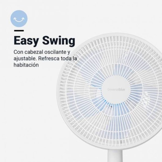 Universal Blue ESPOT 5035W Ventilador De Mesa 65W Blanco