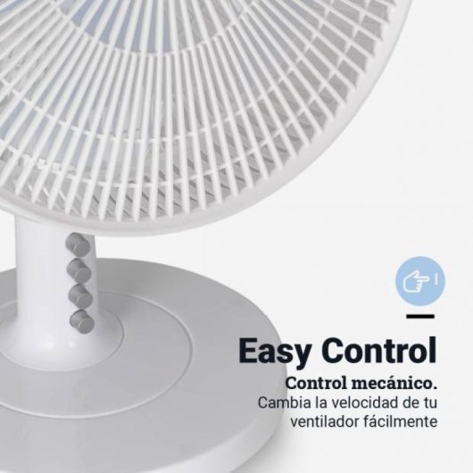 Universal Blue ESPOT 5035W Ventilador De Mesa 65W Blanco