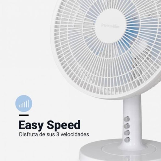Universal Blue ESPOT 5035W Ventilador De Mesa 65W Blanco