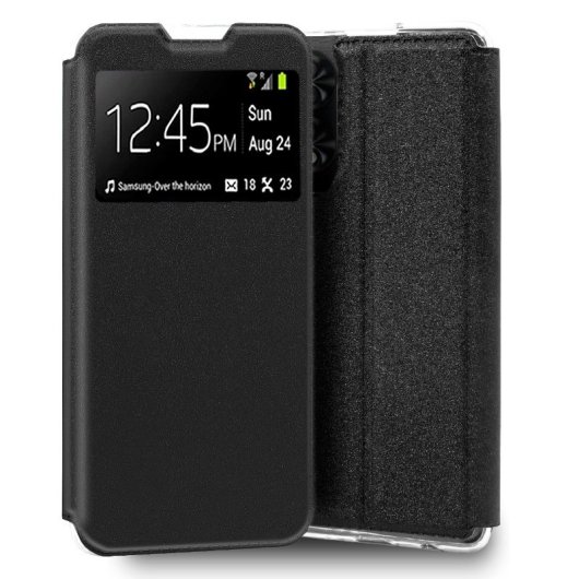 Cool Funda Flip Cover para TCL 50 5G Liso Negro