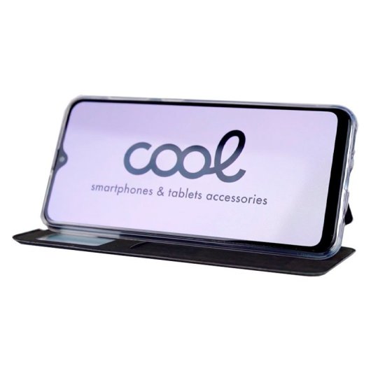 Cool Funda Flip Cover para TCL 50 5G Liso Negro