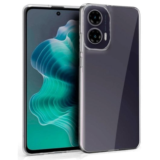 Custodia in silicone Cool per Motorola Moto G35 5G trasparente