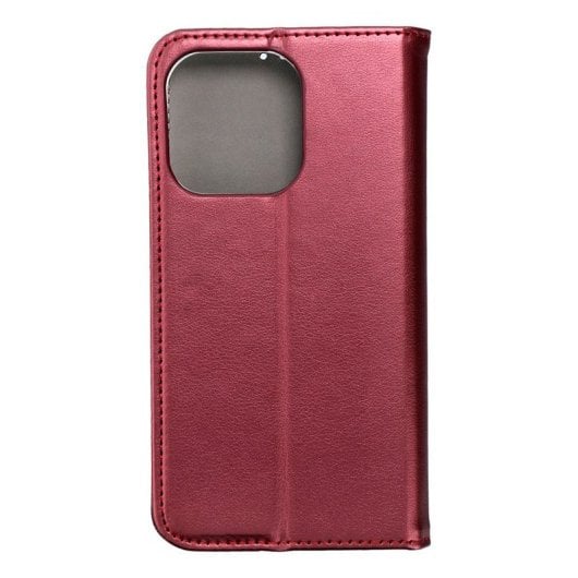 Cool Funda Flip Cover para Motorola Moto G75 5G Liso Granate