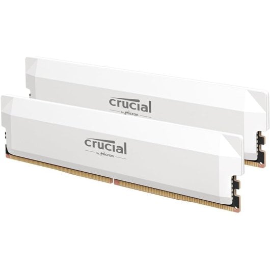 Crucial Pro OC DDR5 6000MHz 32GB 2x16GB CL36 Intel XMP 3.0 e AMD EXPO Brancas