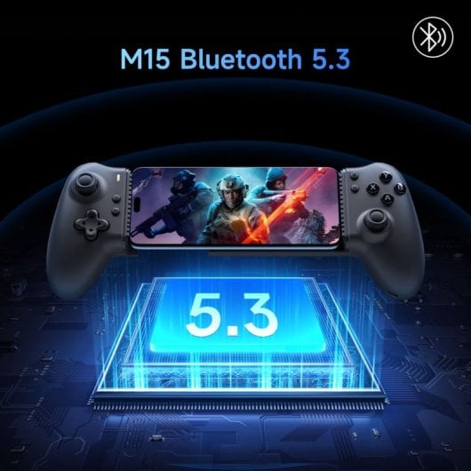 EasySMX M15 Gamepad Inalámbrico Bluetooth 400mAh Negro para Nintendo Switch / iOS / Android