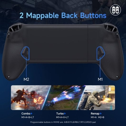 EasySMX M15 Gamepad Inalámbrico Bluetooth 400mAh Negro para Nintendo Switch / iOS / Android