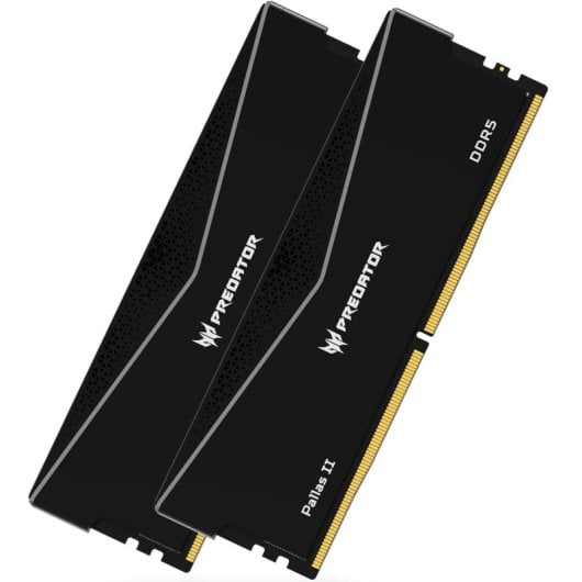 Acer Predator Pallas II DDR5 6000MHz 32GB 2x16GB CL34 Preta Intel XMP 3.0 e AMD EXPO