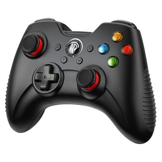 EasySMX 8236 Kabelloses Gamepad 2,4 GHz, schwarz, für PC/TV/Nintendo Switch/Steam/Android/PS3