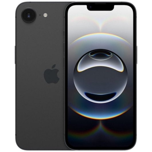 Smartphone Apple iPhone 16e 256GB Negro OLED 6.1" A18 5G Dual SIM Face ID USB-C