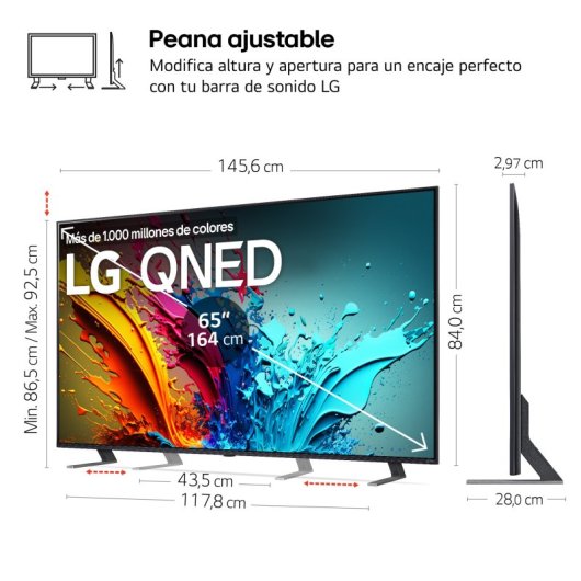 LG 65QNED85T6C 65" QNED UltraHD 4K HDR10 WebOs