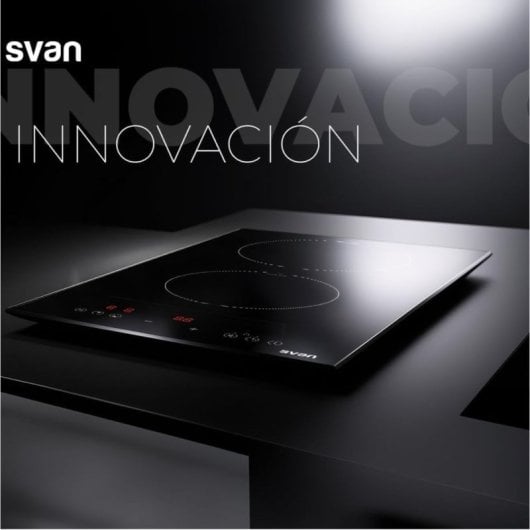 Svan SI2301 Placa Indução 2 Zonas Controlo Tátil Vidro Preto 59 cm 3500W