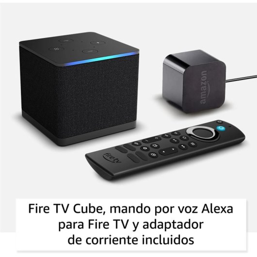 Amazon Fire TV Cube Reproductor Multimedia 4K Ultra HD 16 GB 7.1 Canales Wifi Negro