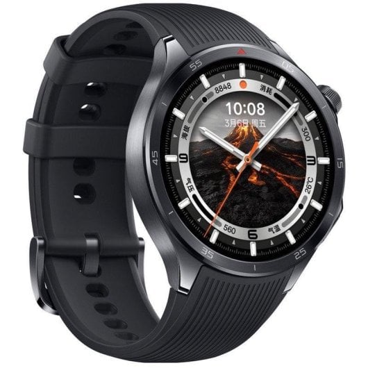 Oppo Watch X2 Bluetooth NFC GPS 46mm AMOLED Nero Resistenza acqua 5ATM+IP68 SpO2