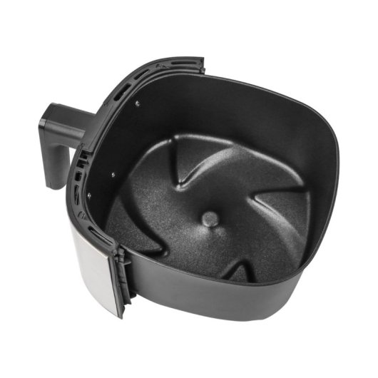 Emerio Af-129084 Heißluftfritteuse, 1300 W, 4,5 l, 8 Programme, Edelstahl, Schwarz