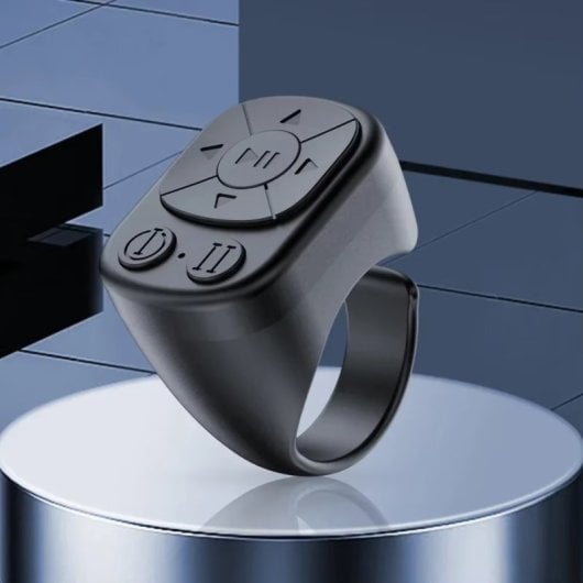 Klack Anillo de Control Remoto con Diseño Ergonómico y Control Bluetooth para Controlar Remotamente