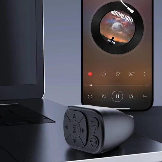 Klack Anillo de Control Remoto con Diseño Ergonómico y Control Bluetooth para Controlar Remotamente