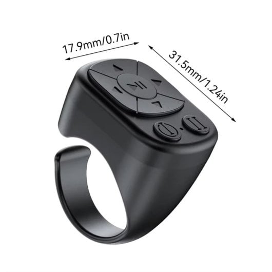 Klack Anillo de Control Remoto con Diseño Ergonómico y Control Bluetooth para Controlar Remotamente