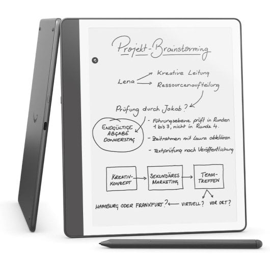 Amazon Kindle Scribe 2024 E-Reader 10.2" 16GB Cuaderno Digital con Lápiz Prémium Gris Tungsteno