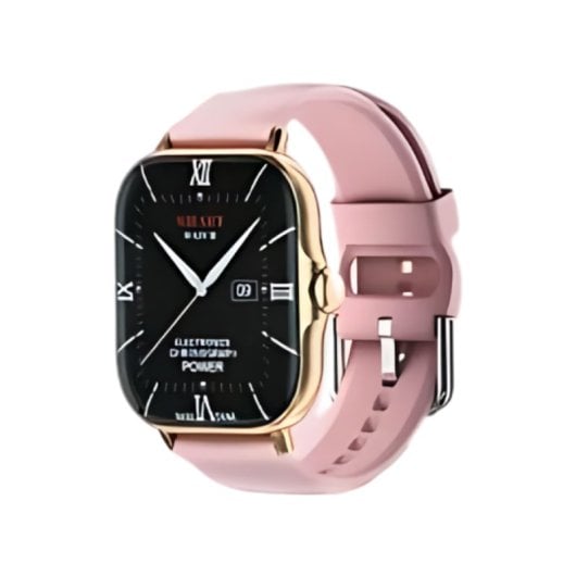 Klack A58 Plus Reloj Smartwatch Rosa + Set de Bisutería: Elegancia y Conectividad en un Solo Paquete