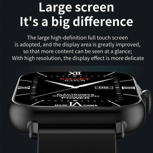 Klack A58 Plus Reloj Smartwatch Rosa + Set de Bisutería: Elegancia y Conectividad en un Solo Paquete