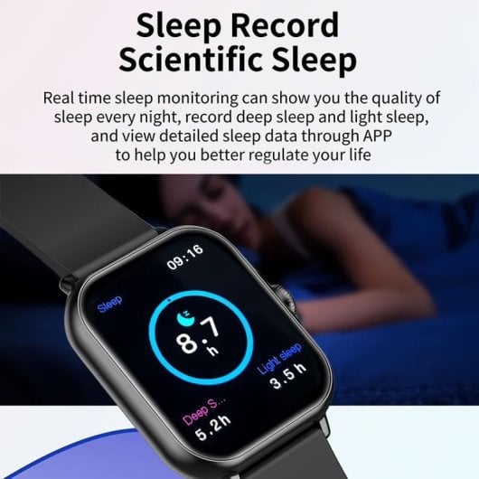 Klack A58 Plus Reloj Smartwatch Rosa + Set de Bisutería: Elegancia y Conectividad en un Solo Paquete