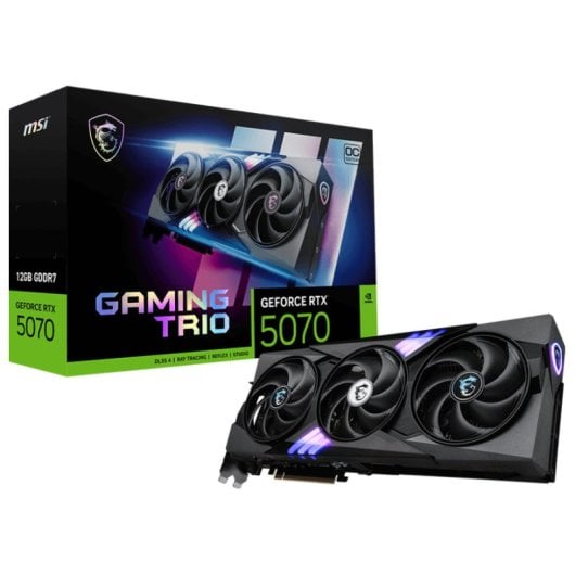 Scheda grafica MSI GeForce RTX 5070 GAMING TRIO OC da 12 GB GDDR7 Reflex 2 RTX AI DLSS4