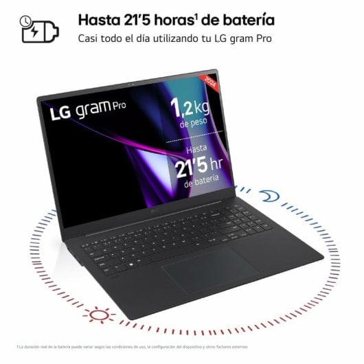 LG Gram Pro OLED 16Z90SP-K Intel Core Ultra 7 155H/32 Go/SSD 1 To/16"