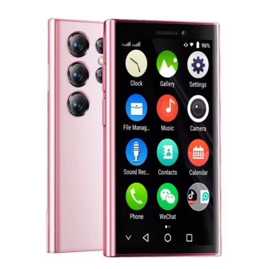Klack xs24 Pro Mini Teléfono Inteligente 3" 3G 2GB/16GB Dual SIM Rosa