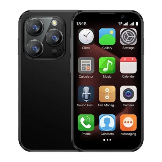 Klack XS18 Pro Mini Teléfono Inteligente 3" 3G 2GB/16GB Dual SIM Negro