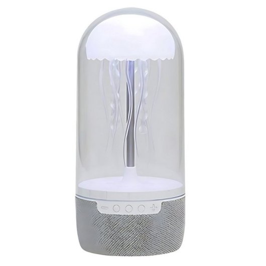 Klack Lámpara Altavoz Bluetooth Medusa con Luz LED Brillante Radio FM/Tarjeta TF