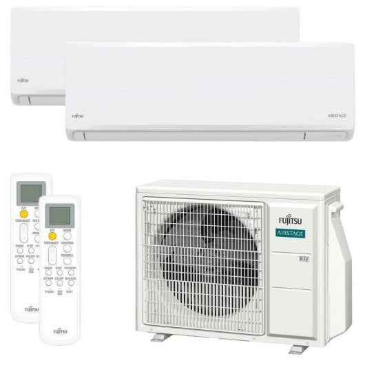 Fujitsu ASY3525U11MI-KN Aire Acondicionado Multisplit 2x1 Bomba de Calor Wi-Fi 2150/2924 Frigorías