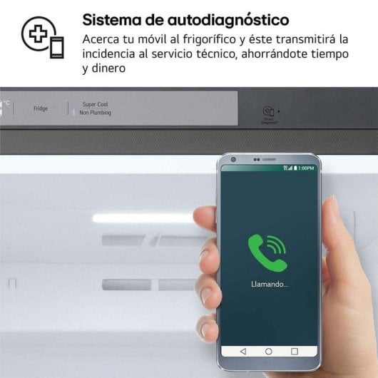 LG GSLC41PYPE Frigorífico Americano Side By Side sin Toma de Agua 641L E Inox Antihuellas