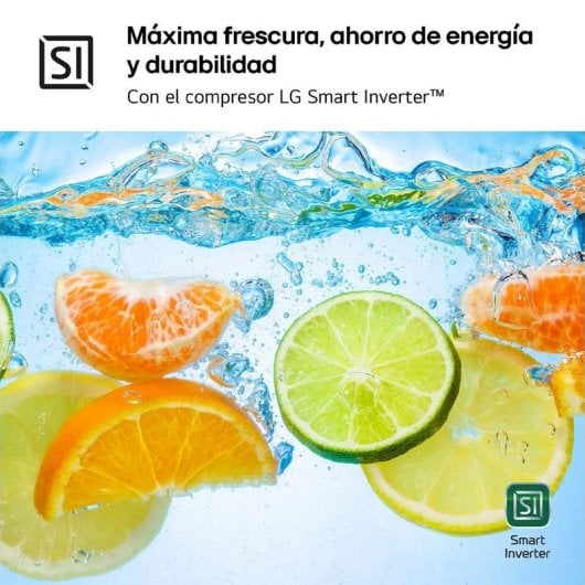 LG GSLC41PYPE Frigorífico Americano Side By Side sin Toma de Agua 641L E Inox Antihuellas