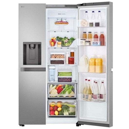 LG GSLC41PYPE Frigorífico Americano Side By Side sin Toma de Agua 641L E Inox Antihuellas