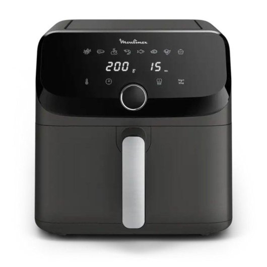 Airfryer Moulinex Easy Fry Mega EZ855HF0 7,5L 2020W Grande Capacité Programmes Automatiques