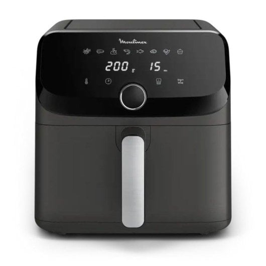 Fritadeira de Ar Moulinex Easy Fry Mega 7.5L 2020W 8 Programas LCD