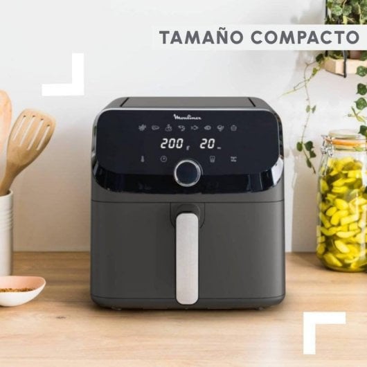 Fritadeira de Ar Moulinex Easy Fry Mega 7.5L 2020W 8 Programas LCD