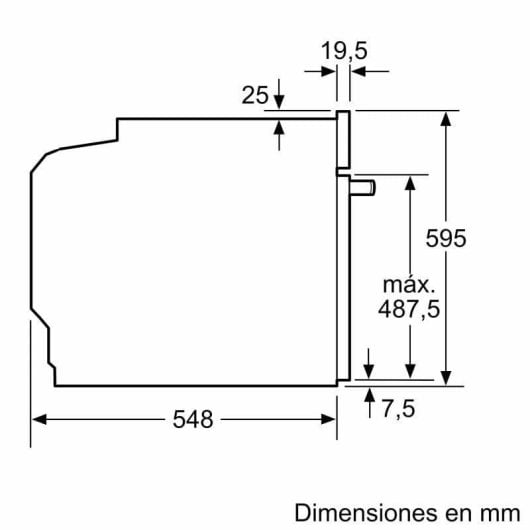 Balay 3HB4131X3 Horno Eléctrico Convencional 71L A+ Acero Inoxidable