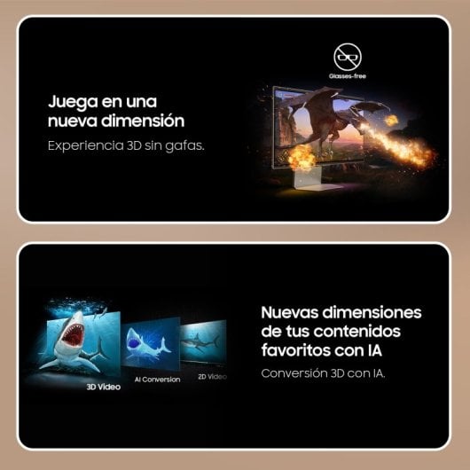 Samsung Odyssey 3D LS27FG904XUXEN 27" LED IPS UltraHD 4K 165Hz Altura Ajustable FreeSync Premium