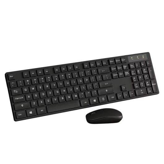 Klack K10C Conjunto de Teclado 104 Teclas e Rato Sem Fios Preto (ES)