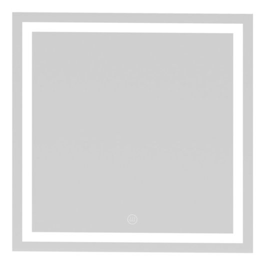 Ksix Aqua Espejo Inteligente Antivaho 70x70cm Altavoz Integrado RGB