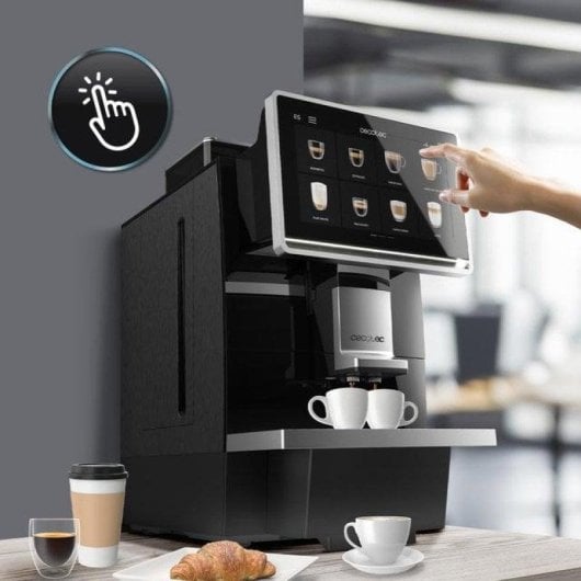 Cafeteira Superautomática Cecotec Cremmaet Coffice 2L 15 bares ecrã tátil e 26 bebidas