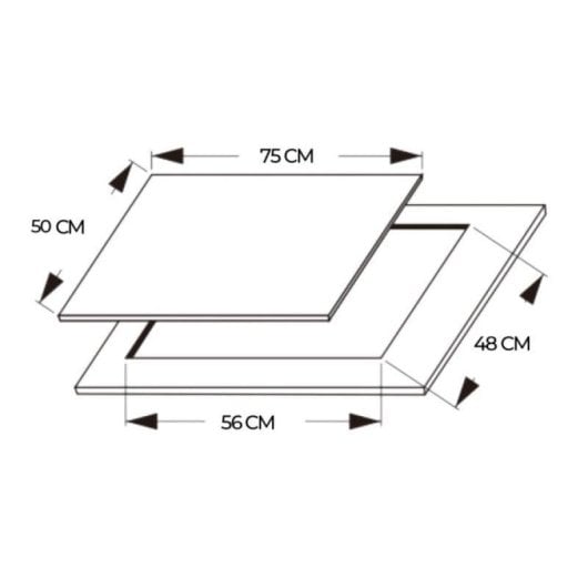 Plaque Cecotec Bolero Squad G 2200F 2 feux inoxidables WOK sécurité